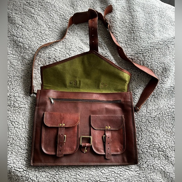 Leather Briefcase - Picture 3 of 3